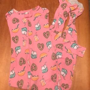 NWOT Carters Just For You Footed PJs